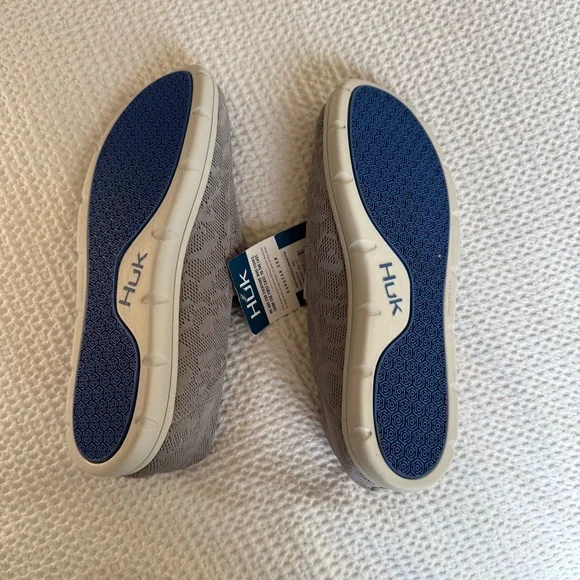 NWT Huk Performance Brewster Slip-on Shoes | Sz 11 | Overcast Gray - Picture 3 of 4